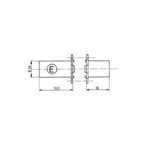 Paire de cylindres FICHET 666 pour serrure en applique