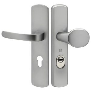 Ensemble de sécurité ELFE entraxe 70 mm palière chromé mat HERACLES D-501PS-CM