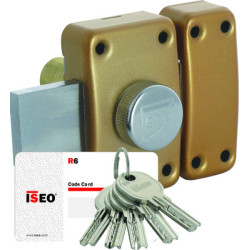 Verrou monopoint à bouton CITY ISR6 varié - ISEO