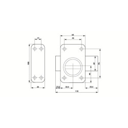 Verrou monopoint à bouton RADIALIS - VACHETTE ASSA ABLOY – Image 2