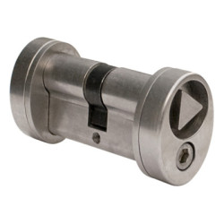 Cylindre européen double entrée TRIANGLE POMPIER - LOCINOX