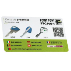 Cylindre rond double entrée F3D monobloc pour remplacement A2P doré - FICHET – Image 3