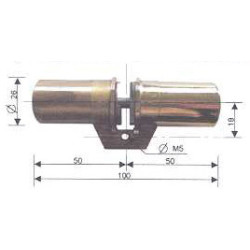 Cylindre rond double entrée pour serrure PALIÉRIS/VERTISSIME monobloc A2P - FICHET
