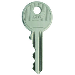 Demi-cylindre européen à bouton plat 5 goupilles CITY varié nickelé - ISEO – Image 2