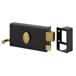 Serrure applique monopoint horizontale à tirage clé 4 gorges 727 - METALUX