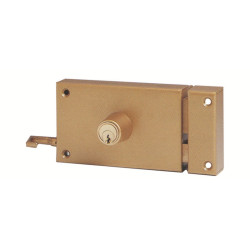 Serrure applique monopoint horizontale à tirage tirant ZENITH 541 - ISEO