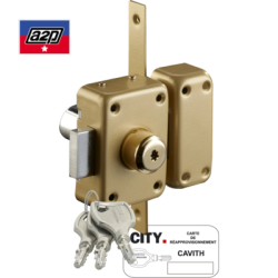 Verrou monopoint à bouton CAVITH A2P* - ISEO
